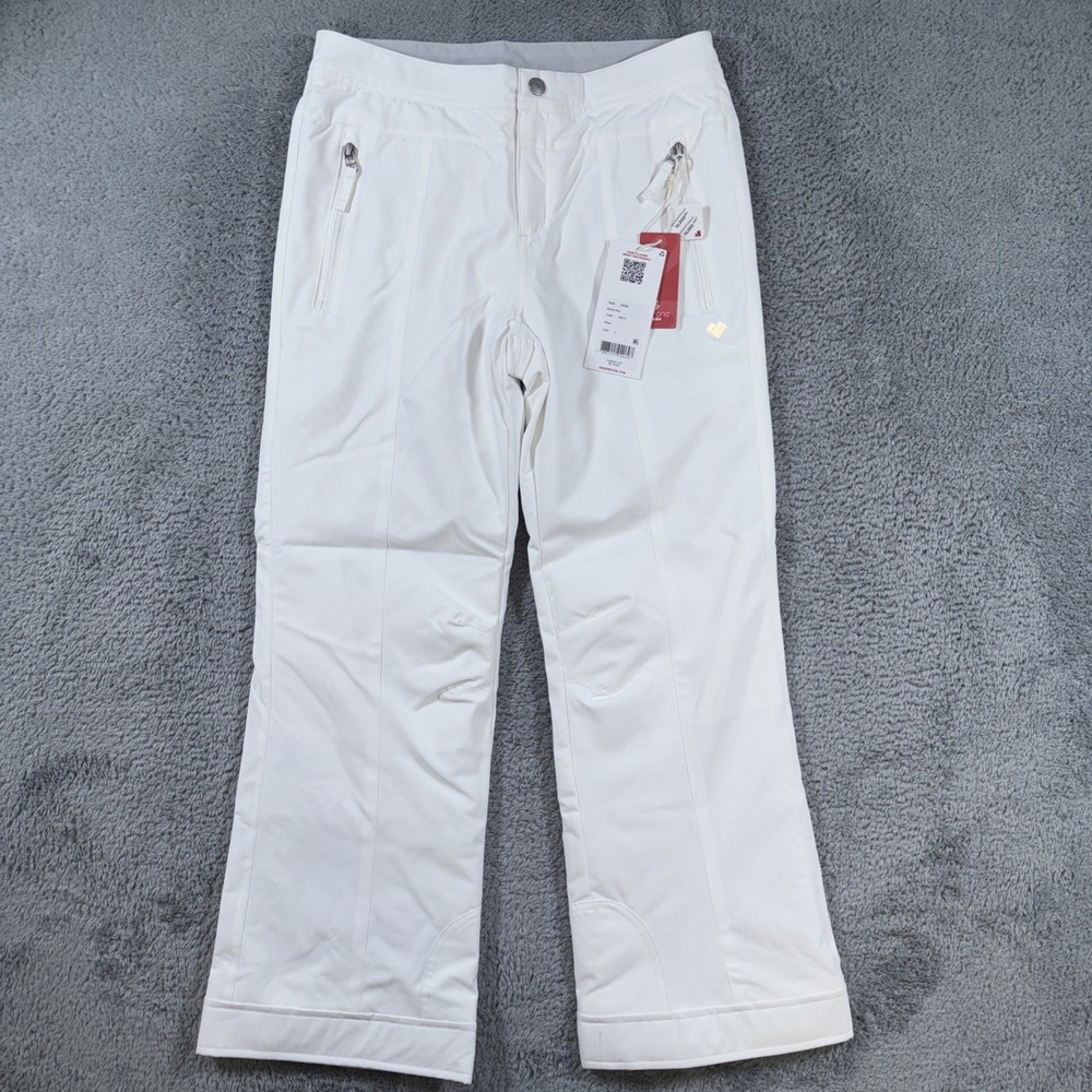 Obeymeyer Girl Teen White Brooke Ski Snow Pants Large 14/16 Style 35030...